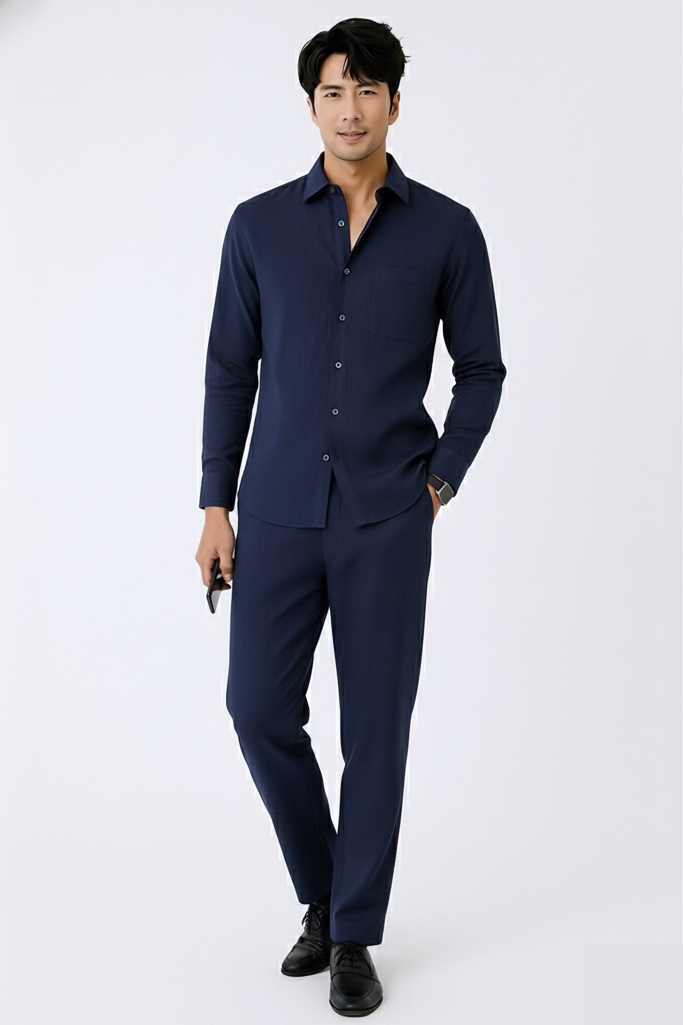 Refined Top & Bottom Set Of Linen, Luxury And Style