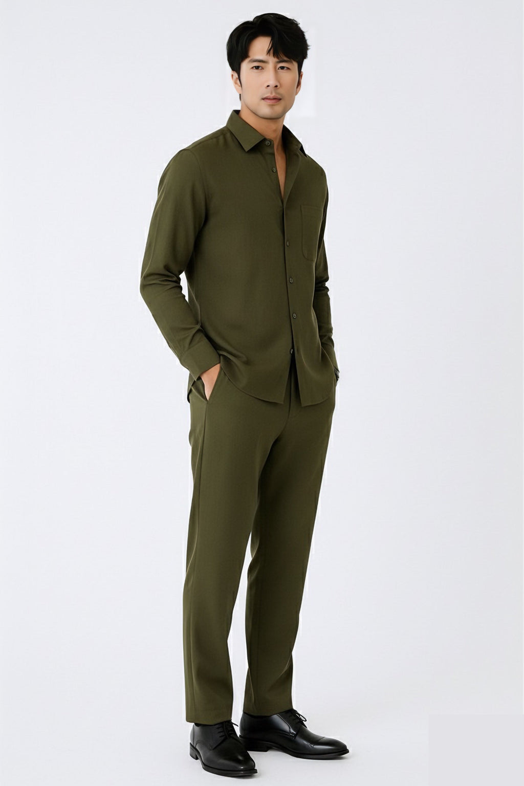 Refined Top & Bottom Set Of Linen, Luxury And Style