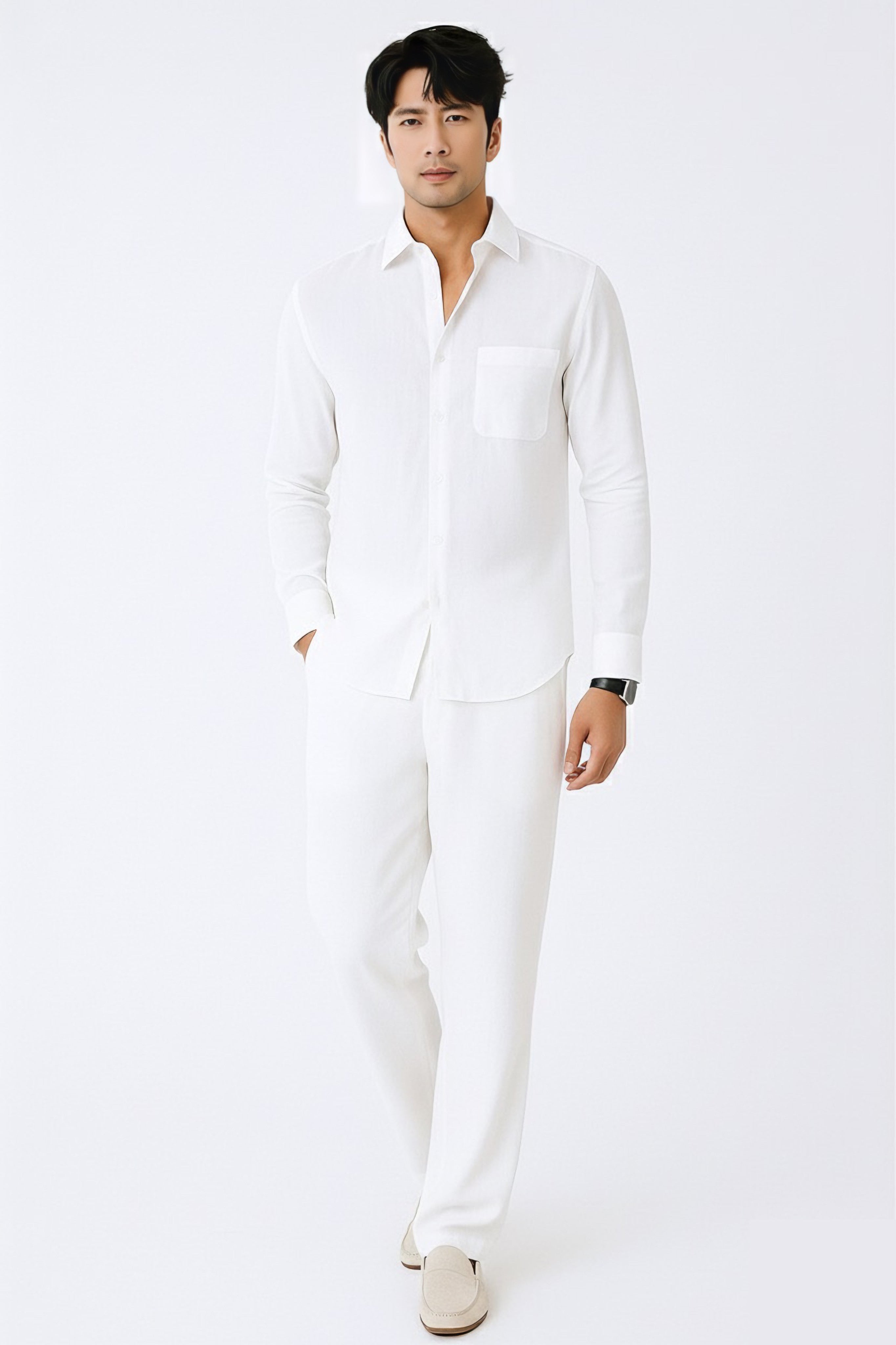 Signature Top & Bottom Set Of Linen, Luxury And Style
