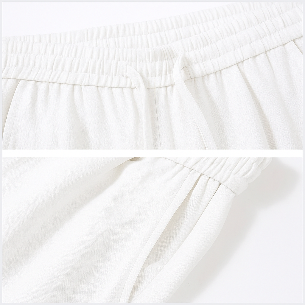 Top & Bottom Set Of Linen, Luxury And Style