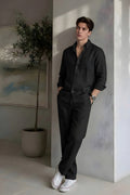 Black  Top & Bottom Set Of Linen, Luxury And Style (Copy)